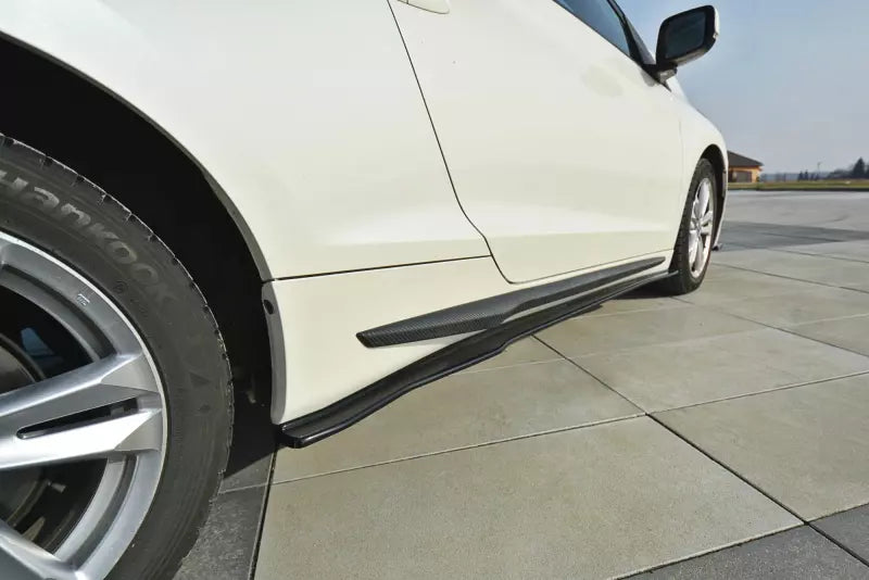 Maxton Design Seitenschweller (Paar) für Honda CR-Z Hochglanz schwarz – Ansicht 1
