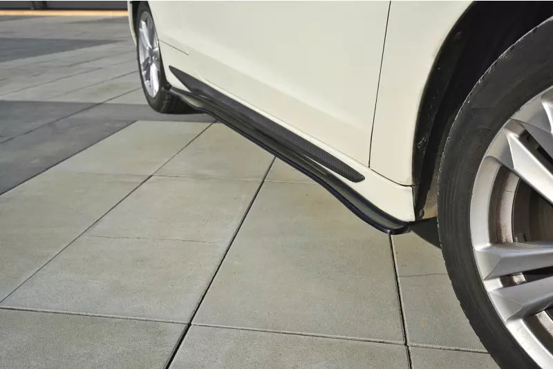 Maxton Design Seitenschweller (Paar) für Honda CR-Z Hochglanz schwarz – Ansicht 3
