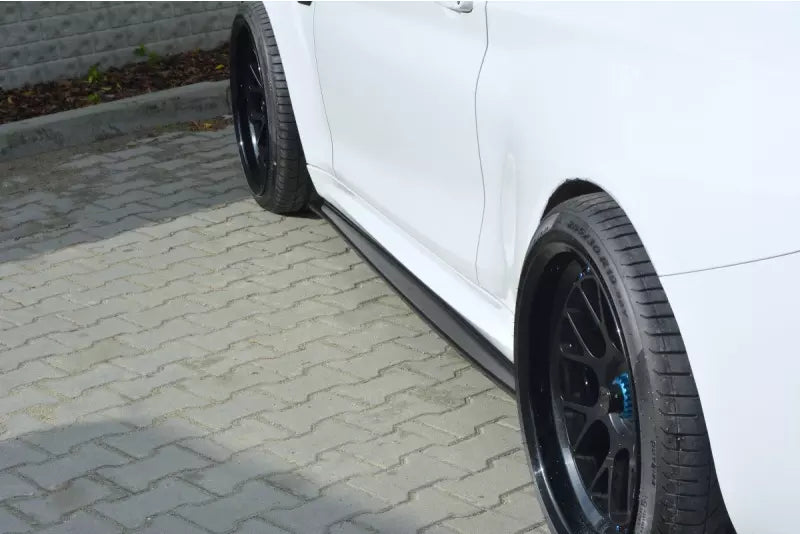 Maxton Design Seitenschweller (Paar) V.1 für BMW M2 F87 Coupe Hochglanz schwarz – Ansicht 4