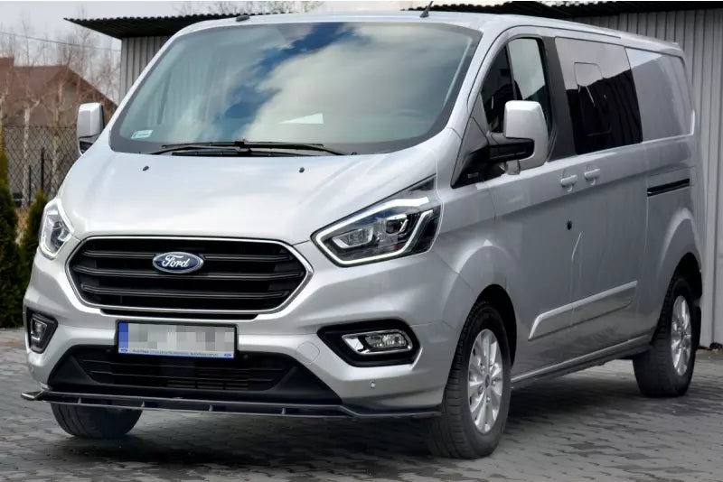 Maxton Design Seitenschweller (Paar) für Ford Transit Custom Facelift 2018 Hochglanz schwarz – Ansicht 2