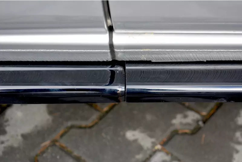 Maxton Design Seitenschweller (Paar) für Ford Transit Custom Facelift 2018 Hochglanz schwarz – Ansicht 3