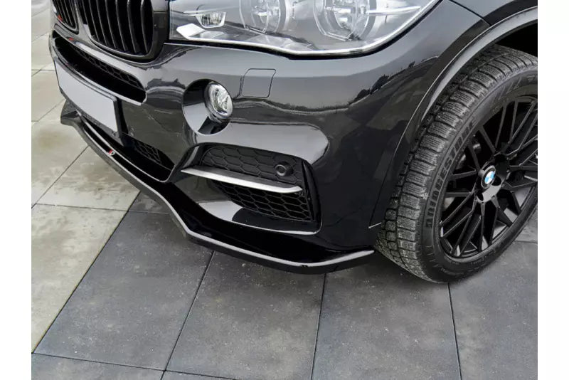 Maxton Design Frontlippe V.1 für BMW X5 F15 M50d Hochglanz schwarz – Ansicht 2