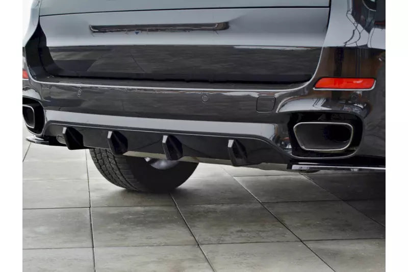 Maxton Design Heckdiffusor für BMW X5 F15 M50d Hochglanz schwarz – Ansicht 2