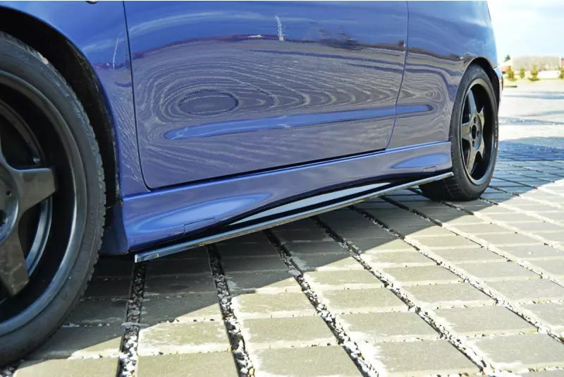 Maxton Design Seitenschweller (Paar) für Seat Ibiza 2 (6K) Cupra Facelift Hochglanz schwarz – Ansicht 1