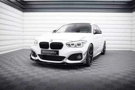 Maxton Design Street Pro Frontlippe V.2 für BMW 1er F20 / F21 M Power Facelift – Ansicht 1