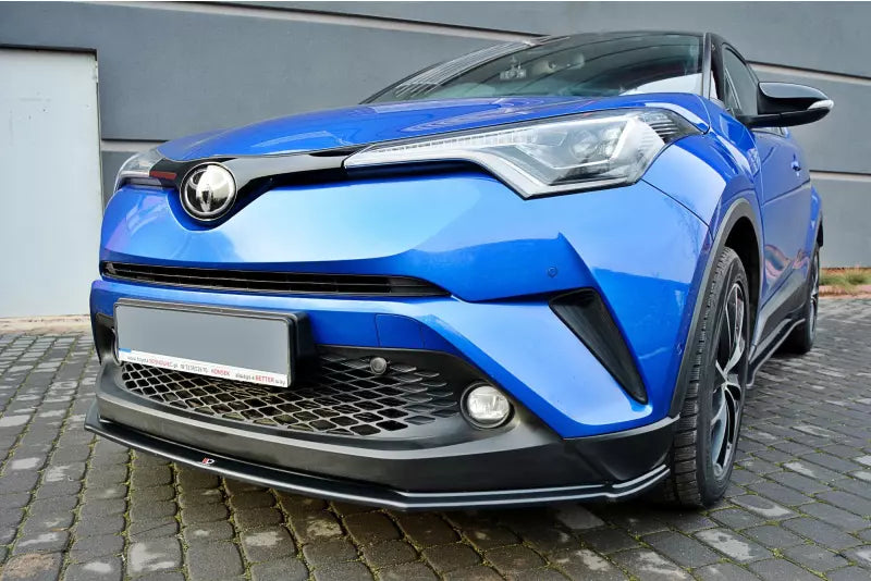 Maxton Design Frontlippe V.1 für Toyota C-HR Hochglanz schwarz – Ansicht 1