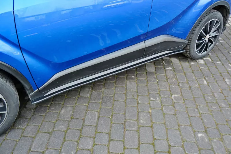Maxton Design Seitenschweller (Paar) für Toyota C-HR Hochglanz schwarz – Ansicht 3