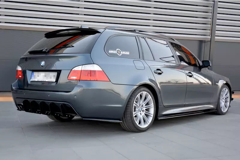 Maxton Design Diffusor Flaps für BMW 5er E60 / E61 M Paket Hochglanz schwarz – Ansicht 3