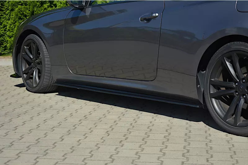 Maxton Design Seitenschweller (Paar) für Hyundai Genesis Coupe Mk1 Hochglanz schwarz – Ansicht 1