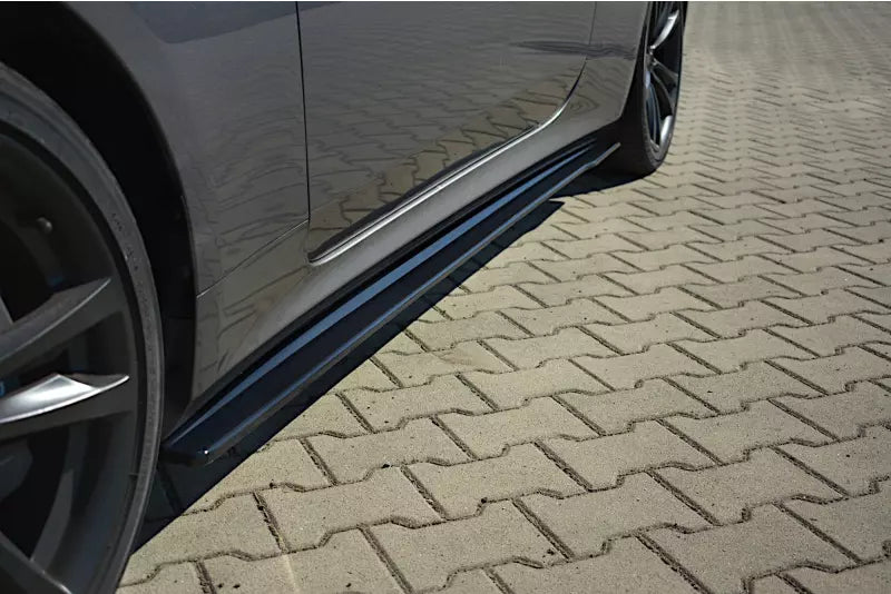 Maxton Design Seitenschweller (Paar) für Hyundai Genesis Coupe Mk1 Hochglanz schwarz – Ansicht 2