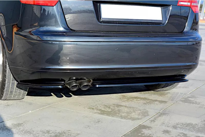 Maxton Design Heckdiffusor für Audi A3 8P Sportback Hochglanz schwarz – Ansicht 1