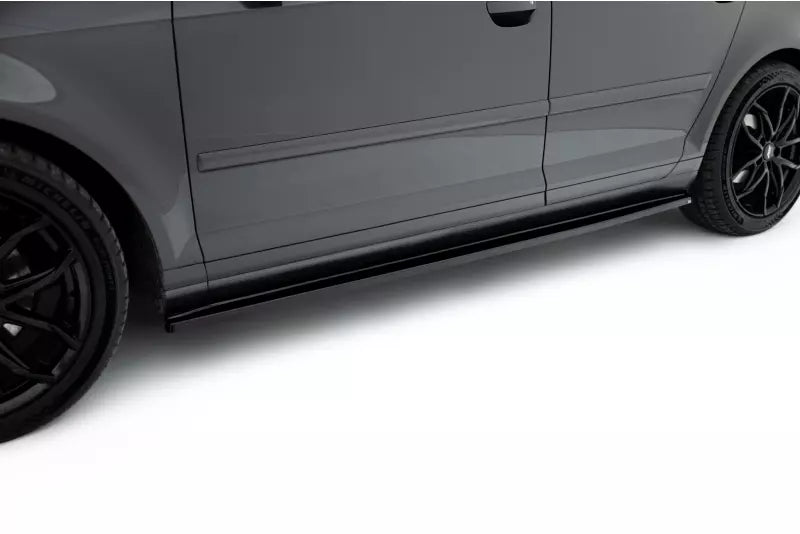 Maxton Design Seitenschweller (Paar) für Audi A3 8P Sportback Hochglanz schwarz – Ansicht 1
