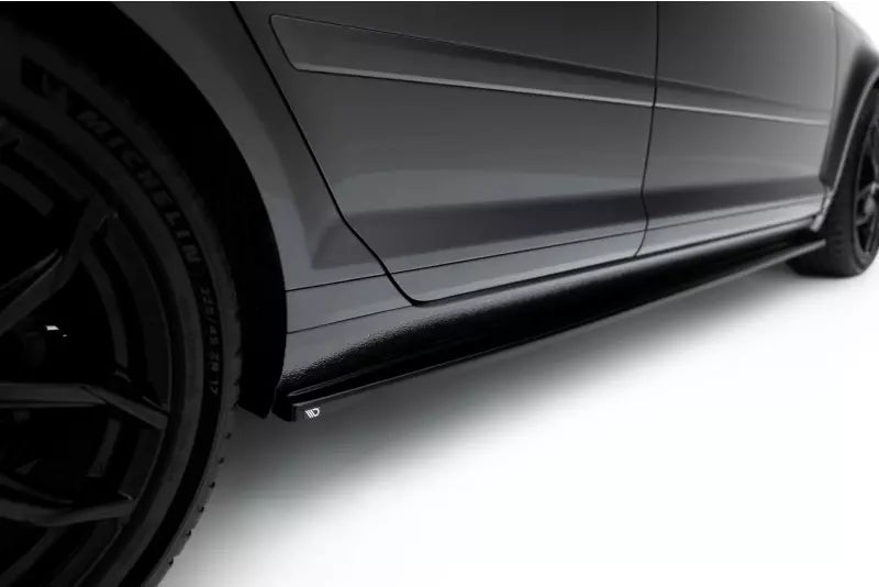 Maxton Design Seitenschweller (Paar) für Audi A3 8P Sportback Hochglanz schwarz – Ansicht 3