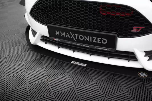 Maxton Design Street Pro Frontlippe V.3 für Ford Fiesta ST Mk7 Facelift – Ansicht 1