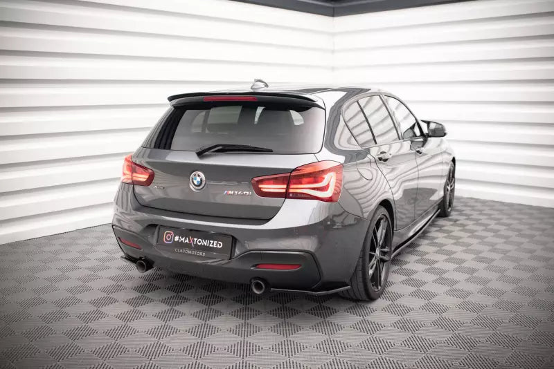 Maxton Design Diffusor Flaps V.2 für BMW 1er F20 / F21 M Power Facelift Hochglanz schwarz – Ansicht 2