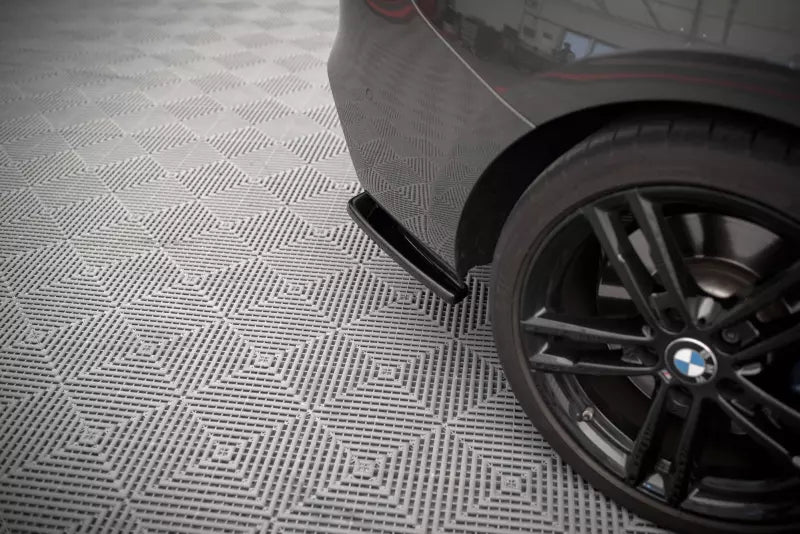 Maxton Design Diffusor Flaps V.2 für BMW 1er F20 / F21 M Power Facelift Hochglanz schwarz – Ansicht 3