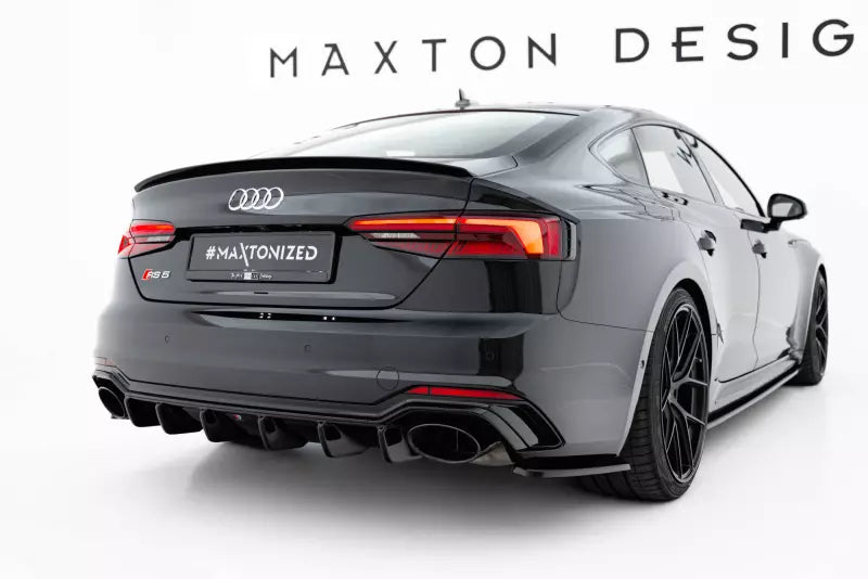 Maxton Design Heckdiffusor für Audi RS5 B9 F5 Coupe / Sportback Hochglanz schwarz – Ansicht 3