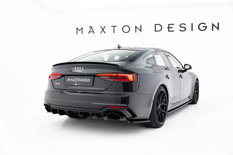 Maxton Design Diffusor Flaps für Audi RS5 B9 F5 Coupe Hochglanz schwarz – Ansicht 2