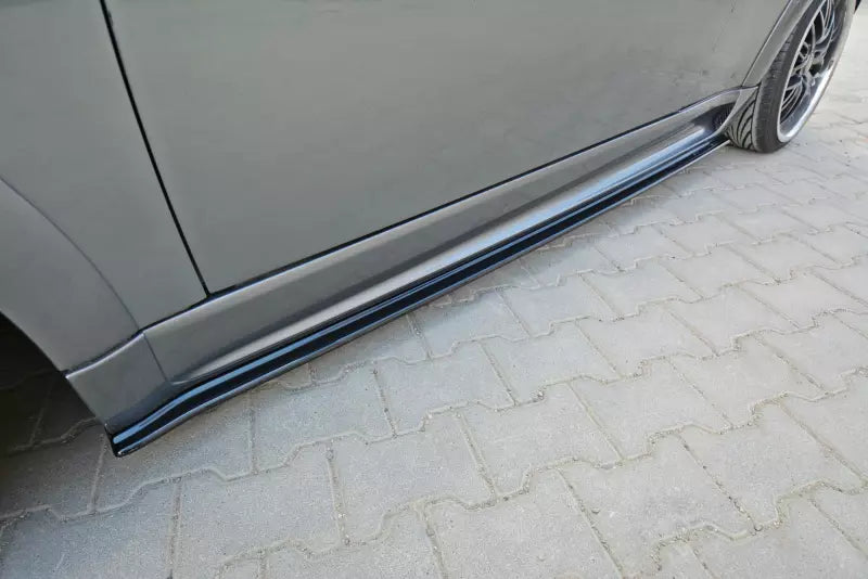 Maxton Design Seitenschweller (Paar) für Mini R53 Cooper S JCW Hochglanz schwarz – Ansicht 3
