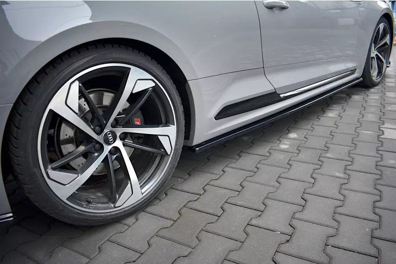 Maxton Design Seitenschweller (Paar) für Audi RS5 B9 F5 Coupe Hochglanz schwarz – Ansicht 2