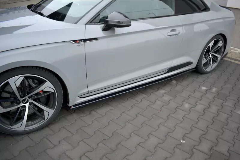 Maxton Design Seitenschweller (Paar) für Audi RS5 B9 F5 Coupe Hochglanz schwarz – Ansicht 3