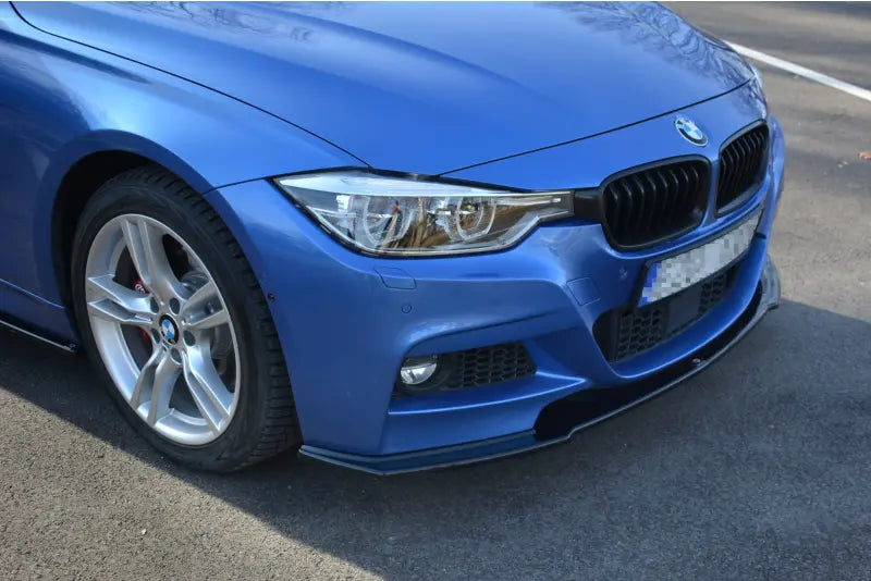 Maxton Design Frontlippe für BMW 3er F30 / F31 M-Paket (2011-2018) Hochglanz schwarz – Ansicht 1