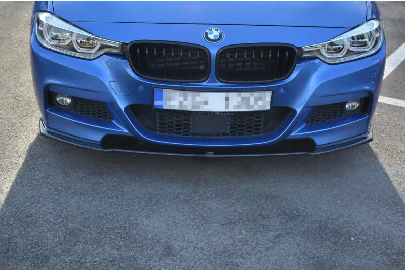 Maxton Design Frontlippe für BMW 3er F30 / F31 M-Paket (2011-2018) Hochglanz schwarz – Ansicht 2
