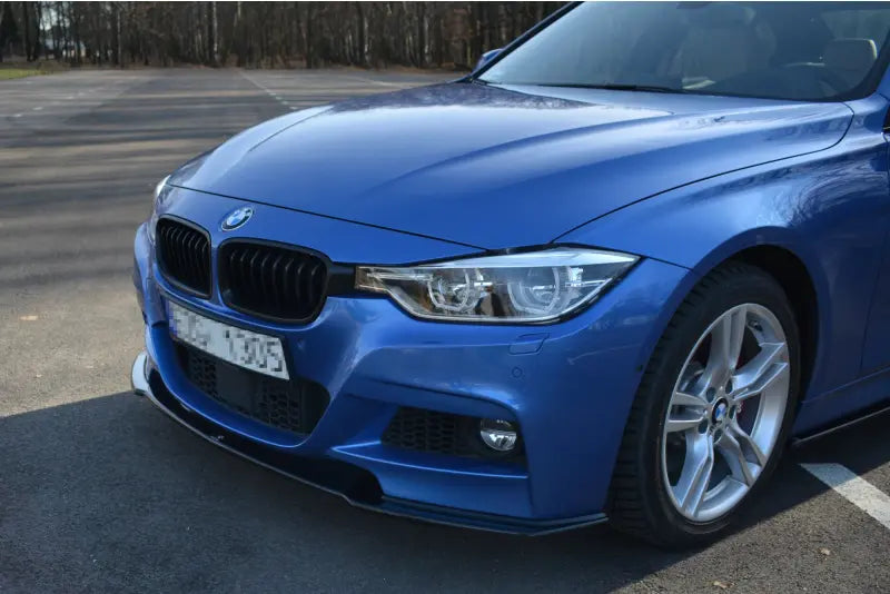 Maxton Design Frontlippe für BMW 3er F30 / F31 M-Paket (2011-2018) Hochglanz schwarz – Ansicht 3