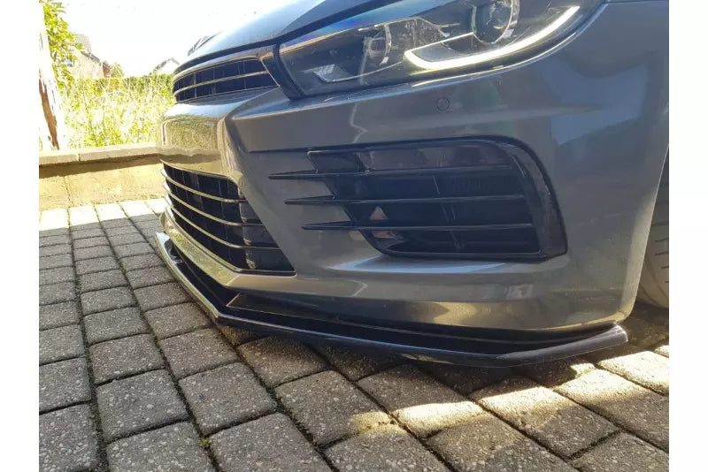 Maxton Design Frontlippe V.1 für VW Scirocco 3 R Facelift Hochglanz schwarz – Ansicht 2