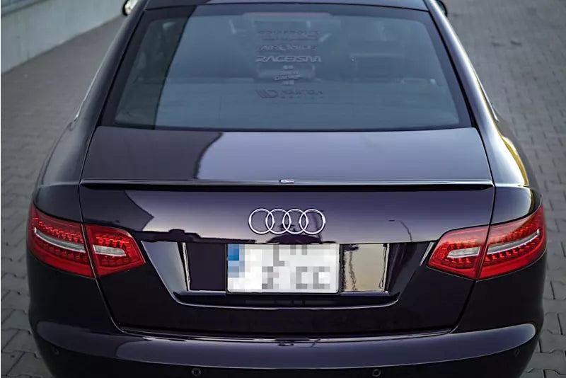 Maxton Design Heckspoiler Lippe für Audi A6 C6 S-Line Limousine Facelift Hochglanz schwarz – Ansicht 3