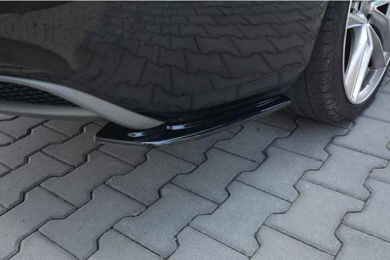 Maxton Design Diffusor Flaps für Audi A5 B8 8T S-Line Sportback Facelift Hochglanz schwarz – Ansicht 1