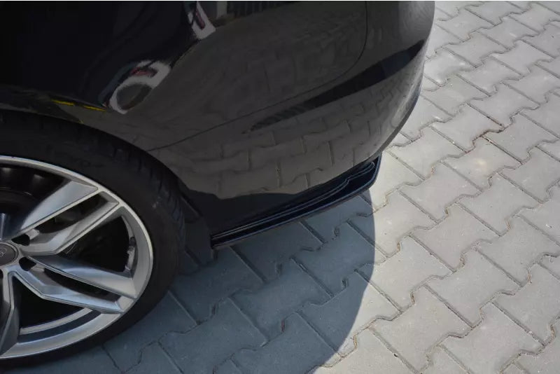 Maxton Design Diffusor Flaps für Audi A5 B8 8T S-Line Sportback Facelift Hochglanz schwarz – Ansicht 3