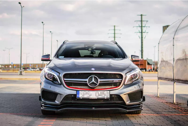 Maxton Design Frontlippe für Mercedes GLA 45 AMG SUV (X156) Hochglanz schwarz – Ansicht 1