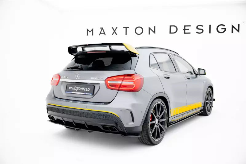 Maxton Design Heckspoiler Lippe für Mercedes GLA 45 AMG SUV (X156) Hochglanz schwarz – Ansicht 2