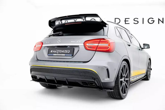 Maxton Design Heckdiffusor V.2 für Mercedes GLA 45 AMG SUV (X156) Hochglanz schwarz – Ansicht 1