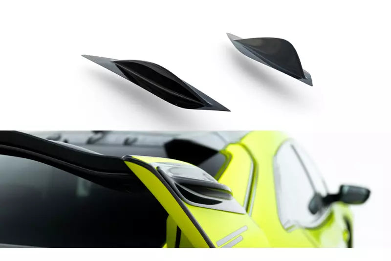Maxton Design Spoiler Erweiterung für Honda Civic Type-R (FK8) Hochglanz schwarz – Ansicht 1