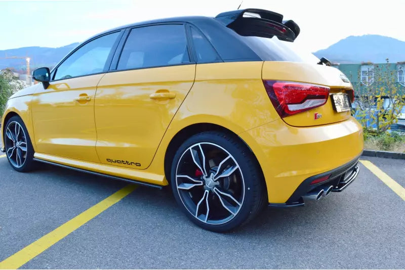 Maxton Design Seitenschweller (Paar) für Audi S1 8X Hochglanz schwarz – Ansicht 1