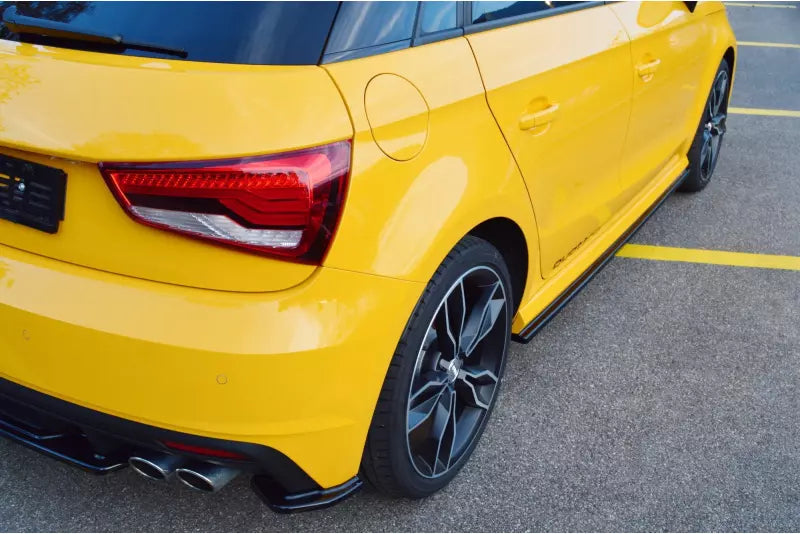 Maxton Design Seitenschweller (Paar) für Audi S1 8X Hochglanz schwarz – Ansicht 3