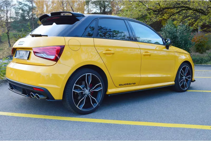 Maxton Design Seitenschweller (Paar) für Audi S1 8X Hochglanz schwarz – Ansicht 4