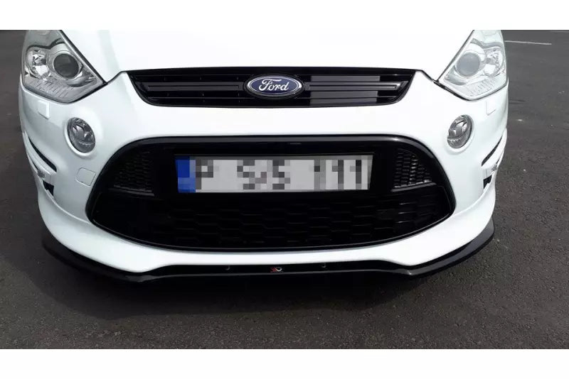 Maxton Design Frontlippe für Ford S-Max Titanium Facelift Hochglanz schwarz – Ansicht 1