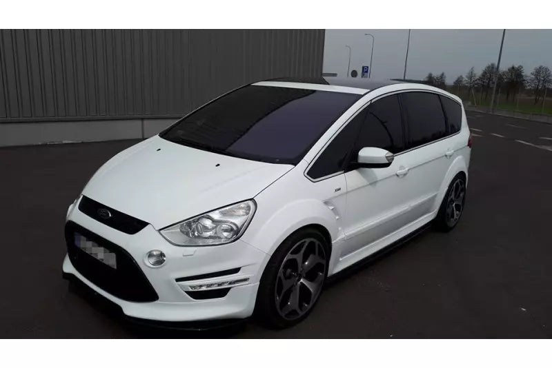 Maxton Design Frontlippe für Ford S-Max Titanium Facelift Hochglanz schwarz – Ansicht 3