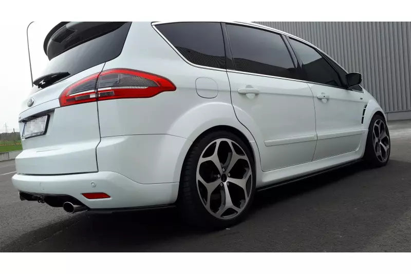 Maxton Design Seitenschweller (Paar) für Ford S-Max Titanium Facelift Hochglanz schwarz – Ansicht 3