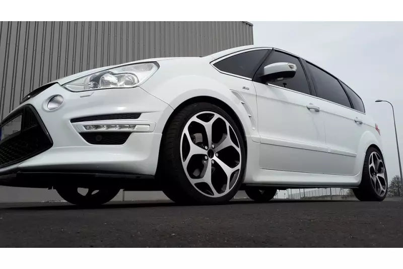 Maxton Design Seitenschweller (Paar) für Ford S-Max Titanium Facelift Hochglanz schwarz – Ansicht 4