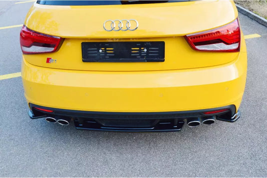 Maxton Design Heckdiffusor für Audi S1 8X Hochglanz schwarz – Ansicht 1