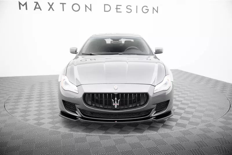 Maxton Design Frontlippe für Maserati Quattroporte VI Mk6 Hochglanz schwarz – Ansicht 2