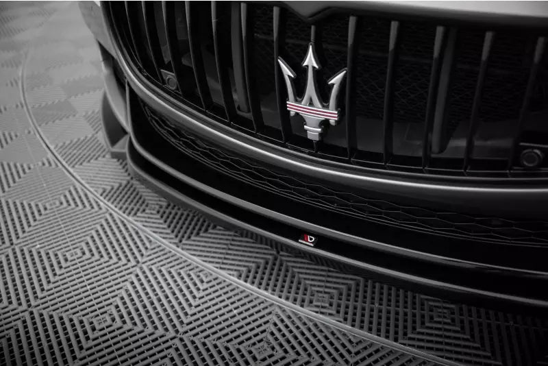 Maxton Design Frontlippe für Maserati Quattroporte VI Mk6 Hochglanz schwarz – Ansicht 3
