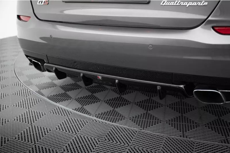 Maxton Design Heckdiffusor für Maserati Quattroporte VI Mk6 Hochglanz schwarz – Ansicht 3