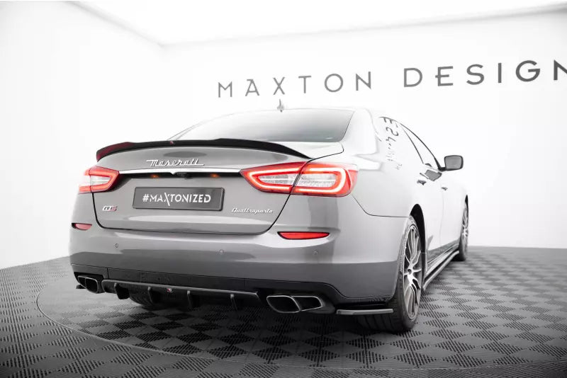 Maxton Design Diffusor Flaps für Maserati Quattroporte VI Mk6 Hochglanz schwarz – Ansicht 3