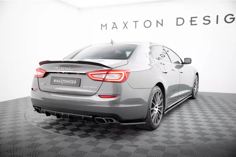 Maxton Design Diffusor Flaps für Maserati Quattroporte VI Mk6 Hochglanz schwarz – Ansicht 4