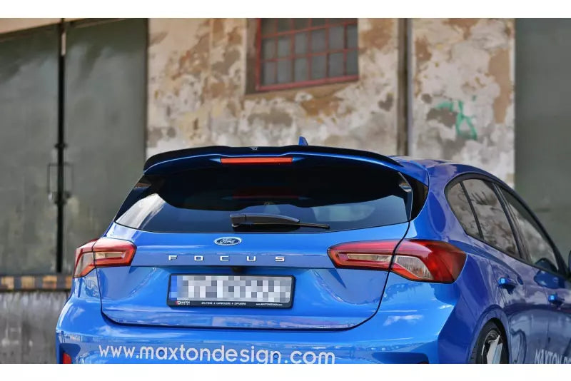 Maxton Design Heckspoiler Lippe V.2 für Ford Focus ST-Line Mk4 Hochglanz schwarz – Ansicht 1